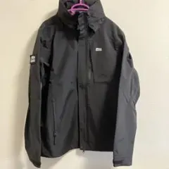 Abu Garcia ブラック レインウェア　M ウォータープルーフジャケット Abu Garcia ○アブガルシア Abu 3レイヤーレイン ウォーター