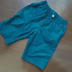 試着のみ ハーフパンツ ブルー 140