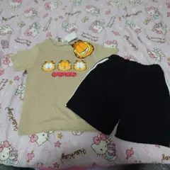 ガーフィールド　Garfield　半袖　パジャマ　セットアップ　100