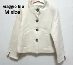 美品 Viaggio Blu ビアッジョブルー スタンドカラー ジャケット