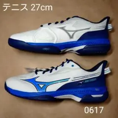 テニス 27cm ミズノ ウェーブエクシード5 WIDE AC