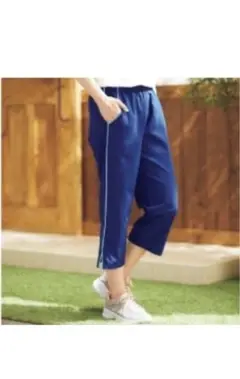 新品 七分丈ジョガーパンツ ネイビー 3L