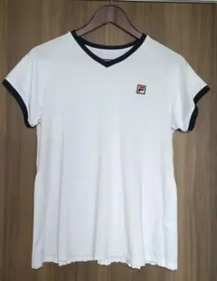 着用3回　FILA　フィラ　半袖テニスウェア　バックプリーツ　ゲームシャツ　Ｌ