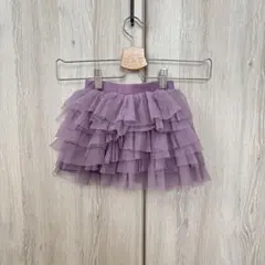フリルスカート❤️110cm パープル