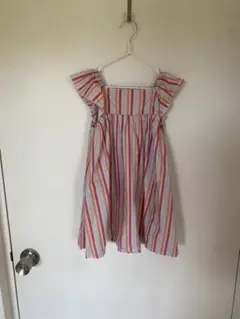 breeze ワンピース　ピンク　オレンジ　ライトグレー