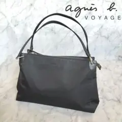 アニエス・ベー agnis b. VOYAGE 黒 ハンドバッグ