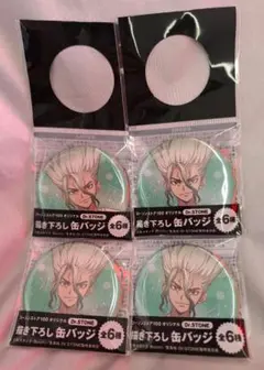 ドクターストーン　石神千空　缶バッジ　ローソンコラボ