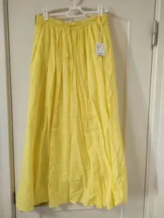 大きいサイズ☆イエロー　ロングスカート