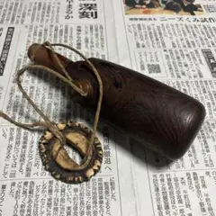 火縄銃用火薬入れ　D401 あす楽対応】 火縄銃用火薬入れ D401 武具 - 武具
