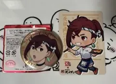 ダンダダン　モモ　肉汁餃子のダンダダン 缶バッジ　特典カード
