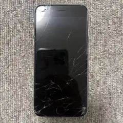iPhone6 スペースグレー　64GB 本体 画面割れ