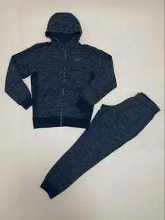 adidasアディダスジャージ上下セットダークグレーゼブラ柄 Mサイズ
