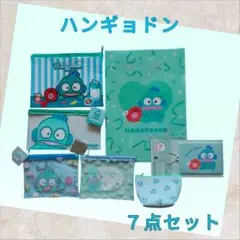 ハンギョドン 7点セット クリアファイル ミニポーチ ビニールポーチ サンリオ