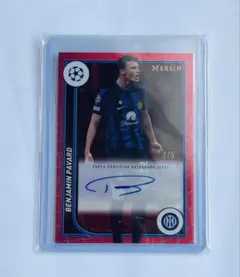 【5シリ】Topps Chrome Merlin パヴァール 直筆サインカード