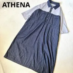 ATHENA M〜L シャツワンピース　チュニック