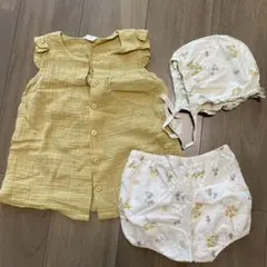 H&M オーガニックコットン ベビー服 3点セット