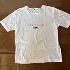 Courrèges 刺繍ロゴ ホワイト Tシャツ 9R
