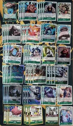 ジンベエ　緑　デッキパーツ：ワンピースカードゲーム