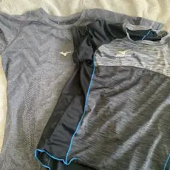 Mizuno グレー トレーニングトップ M