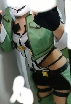 SAO ソードアートオンライン シノン コスプレ衣装+ウィッグ+武器