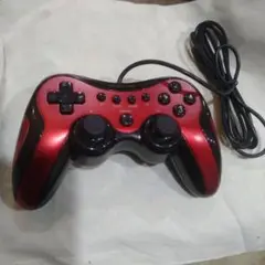 ELECOM 有線ゲームコントローラー レッドブラック JC-U2912FRD