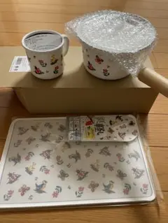 【未使用】✴希少品✴　FEILER ハイジ　ホーロー ミルクパン グレー 未使用】✴希少品✴ FEILER ハイジ ホーロー ミルクパン グレー