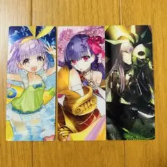 FGO 最終再臨展 編成画面風カード カズラドロップ、パッションリップ、プロテア