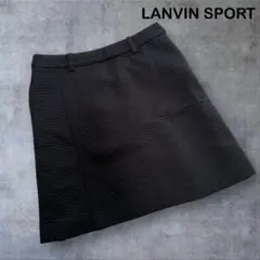 美品！　LANVIN SPORT　ゴルフスカート　BLACK　36