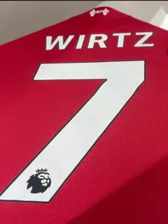 新品未使用☆ですリバプールホームジャージWIRTZ 7 番 カスタムモデル XL