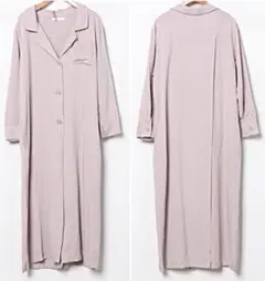 moussy テーラード チェスター 薄手 マキシ丈 ロングコートブラウス