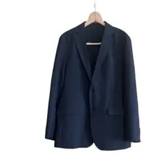 お値下げ新品メンズネイビー テーラードジャケット ビジネス軽いGU UNIQLO