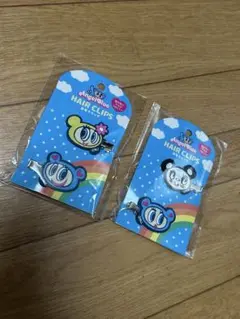 エンジェルブルー 前髪クリップ2点