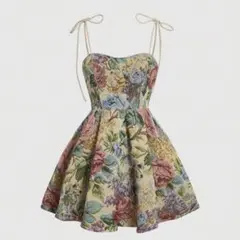 SHEIN ゴブラン ワンピース シーイン SHEIN MOD ワンピ 花柄