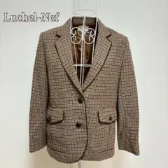 ⚫︎Luchel-Nefテーラードジャケット（13）チェック柄秋冬　日本製