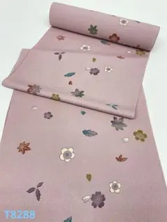 小紋 金彩 紋意匠 吹き寄せ柄 正絹 反物