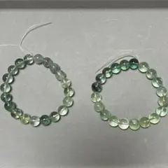 フローライト ブレスレット ランダム発送　グリーン天然水晶　天然石　アクセサリー