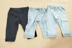 レース付きハーフパンツ3点セット