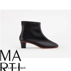 MARTINIANO マルティニアーノ ブーツ 37 ブラック 裏貼り済み