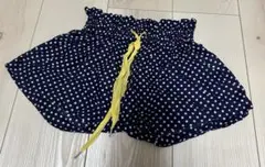 fith ネイビー　ドット　ショートパンツ