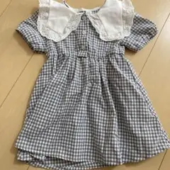 SHEIN チェック柄 ワンピース 18-24M