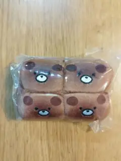 どうぶつちぎりぱんぬいぐるみチャーム くまぱん
