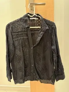ZARA エンブロイダリー シャツ XS