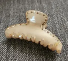 アレクサンドルドゥパリ☆ベージュヘアクリップ