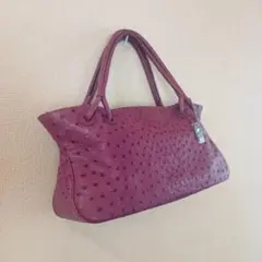 GARBO　 ガルボ　 オーストリッチ ハンドバッグ