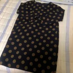 Kim's Boutiqu 長袖ワンピース ドット