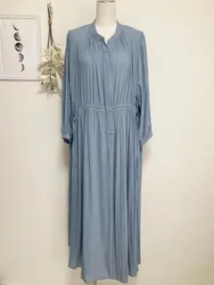 PISANO　ピサーノ　ギャザーワンピース　Lサイズ
