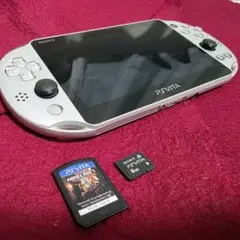PS Vita シルバー + Minecraft、8GBメモリー付き ジャンク