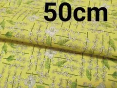 生地ꕤ　菜の花　50cm 花柄