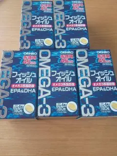 オリヒロ フィッシュオイル 180粒入 5個