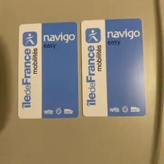 パリNavigo easy 交通カード 2枚セット
